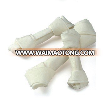 White knot bone for dog chewing